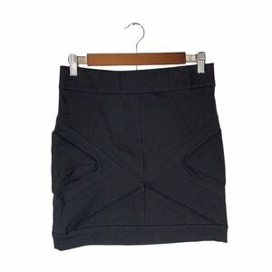 IRO Anahi Black Bandage Bodycon Mini Skirt Textured Size Woman's EU 40 / US L